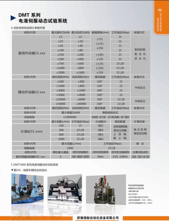 DMT系列電液伺服動(dòng)態(tài)試驗(yàn)系統(tǒng)